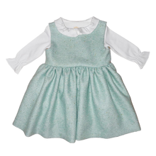 Load image into Gallery viewer, Anna Twirl Dress- Beach Glass Blue