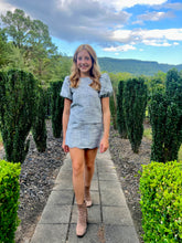 Load image into Gallery viewer, Tillie Top 2.0- Nantucket Navy Tweed