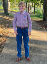 Load image into Gallery viewer, Brackish Blue Corduroy Palmetto Pants