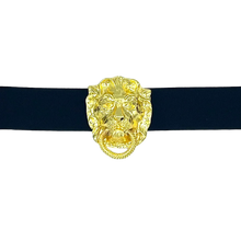 Load image into Gallery viewer, Lion Head Garland Belt Buckle