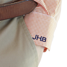 Load image into Gallery viewer, Bowen Arrow Button Down – Oyster Point Orange Gingham