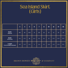 Load image into Gallery viewer, Seabrook Island Skirt- Nantucket Navy Sateen