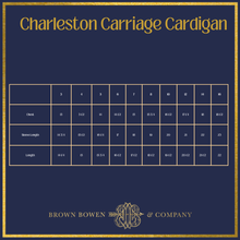 Load image into Gallery viewer, Charleston Carriage Cardigan- Carolina Cotton