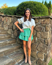 Load image into Gallery viewer, Seabrook Island Skirt- Emerald Isle Bouclé Tweed