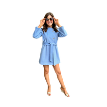 Load image into Gallery viewer, Charleston Carriage Coat- Peachtree Periwinkle