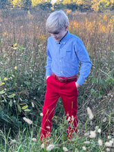 Load image into Gallery viewer, Rutledge Red Corduroy Palmetto Pants