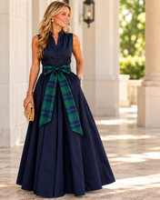 Load image into Gallery viewer, Magnolia Maxi Skirt- Nantucket Navy