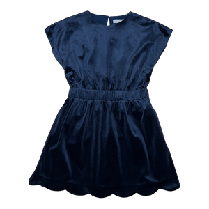 McKenna Dress- Bulls Bay Blue Velvet