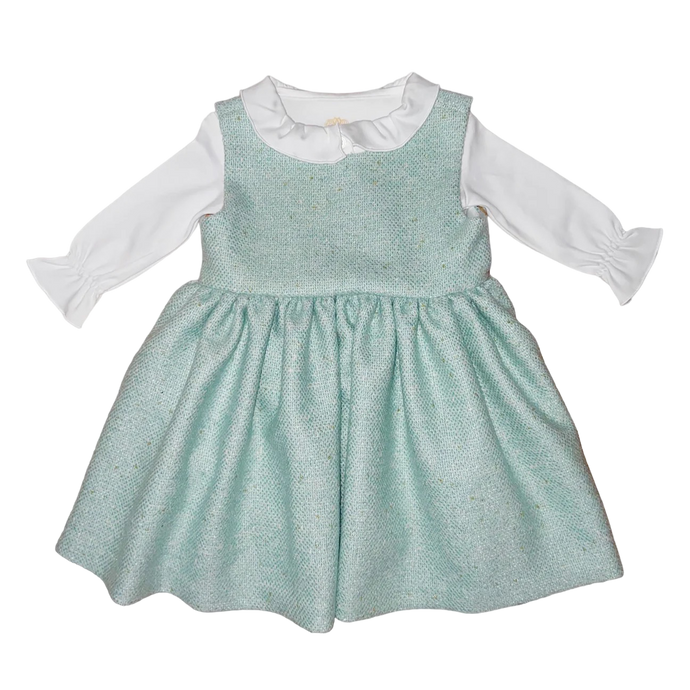 Boys Anna Twirl Dress- Beach Glass Blue Beach Glass Blue / 12-18 by Brown Bowen and Company Boys Anna Twirl Dress- Beach Glass Blue Beach Glass Blue / 12-18 by Brown Bowen and Company