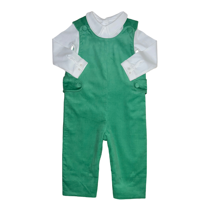Liberty Square Longalls- Seagrass Green (Corduroy)