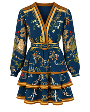 Load image into Gallery viewer, Salem Chinoiserie Dress