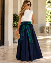 Load image into Gallery viewer, Magnolia Maxi Skirt- Nantucket Navy