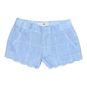 Sandlapper Scalloped Shorts – Palmetto Bluff Blue Linen