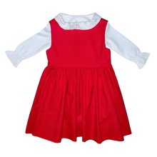 Load image into Gallery viewer, Anna Twirl Dress- Rutledge Red Corduroy
