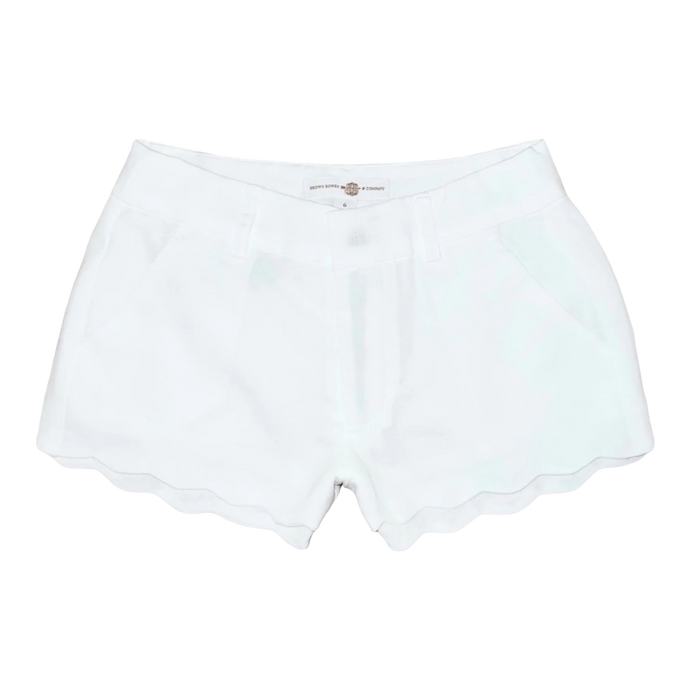 Sandlapper Scalloped Shorts – Wentworth White Linen