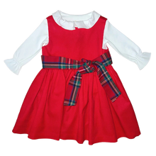 Load image into Gallery viewer, Anna Twirl Dress- Rutledge Red