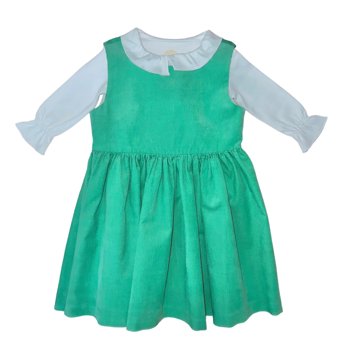 Anna Twirl Dress- Seagrass Green