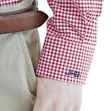 Load image into Gallery viewer, Bowen Arrow Button Down – Rutledge Red Gingham