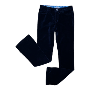 Palmetto Pearl Pants- Nantucket Navy Velvet