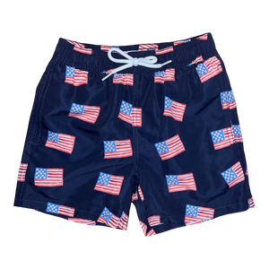 Sullivan Swim Shorts - Starfish and Stripes