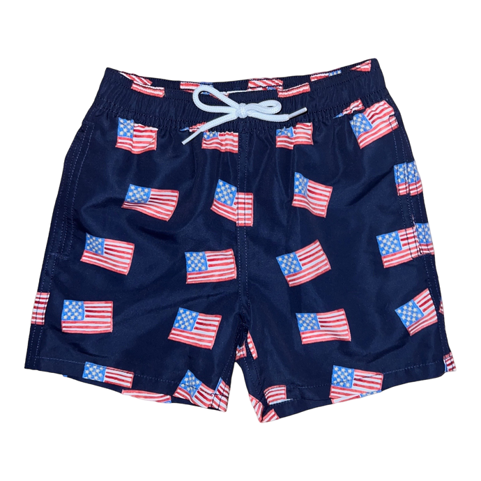 Sullivan Swim Shorts - Starfish and Stripes