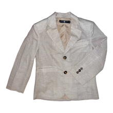 Load image into Gallery viewer, The Gentleman&#39;s Jacket- Kiawah Khaki Houndstooth Linen