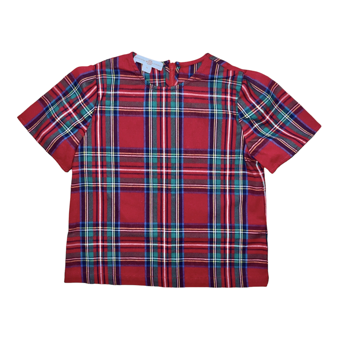Tillie Top- Tybee Tartan