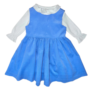 Anna Twirl Dress- Boone Hall Blue