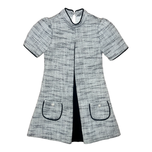 Mills Dress- Nantucket Navy Tweed