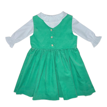 Load image into Gallery viewer, Anna Twirl Dress- Seagrass Green