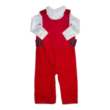 Load image into Gallery viewer, Liberty Square Longalls- Rutledge Red (Corduroy)