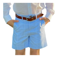 Load image into Gallery viewer, Sweetgrass Shorts - Palmetto Bluff Blue Linen