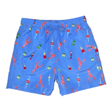 Load image into Gallery viewer, Sullivan Swim Shorts (Boys) - Lobsters &amp; Buoys