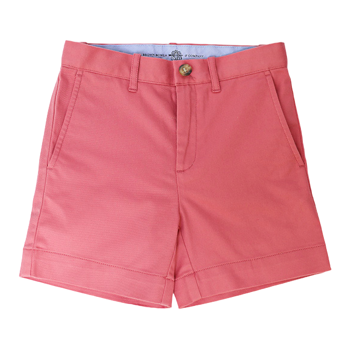 Boys Sweetgrass Shorts - Revolutionary Red - Premium Cotton – Brown ...