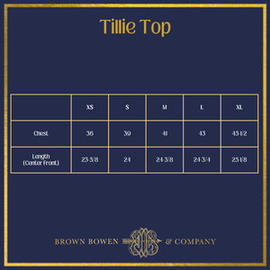 Women's Tillie Top 2.0- Wentworth White