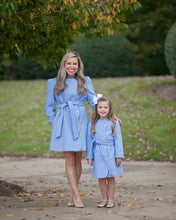 Load image into Gallery viewer, Women&#39;s Charleston Carriage Coat - Peachtree Periwinkle