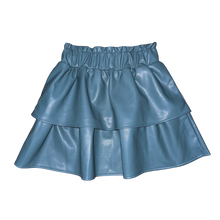 Load image into Gallery viewer, Women&#39;s Seabrook Island Skirt- Slate Blue Leather