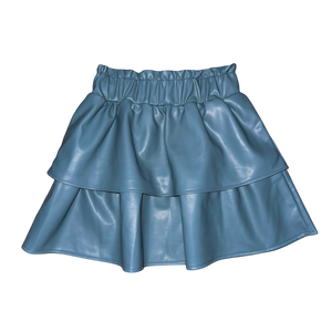 Women's Seabrook Island Skirt- Slate Blue Leather