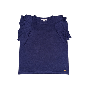 Ella Sweater- Nantucket Navy