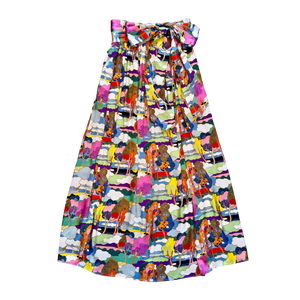 Magnolia Maxi Skirt- Prospect Road Liberty of London® Belgravia Silk