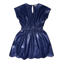 Load image into Gallery viewer, McKenna Dress- Nantucket Navy Leather