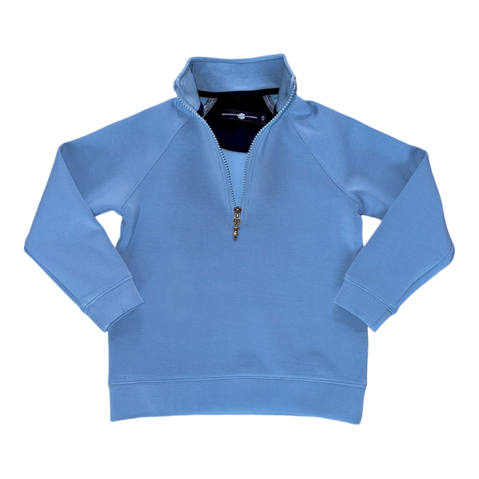 Habersham Half Zip- Battery Blue