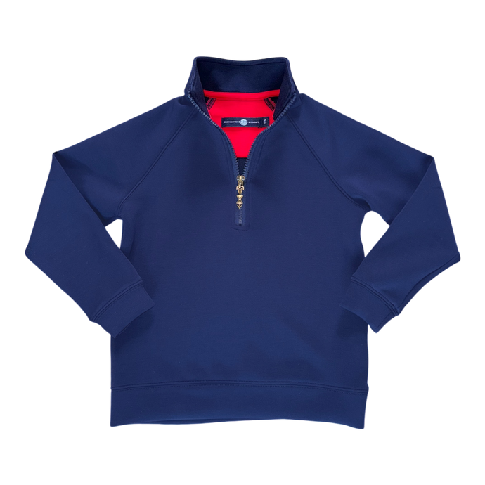 Habersham Half Zip- Bulls Bay Blue