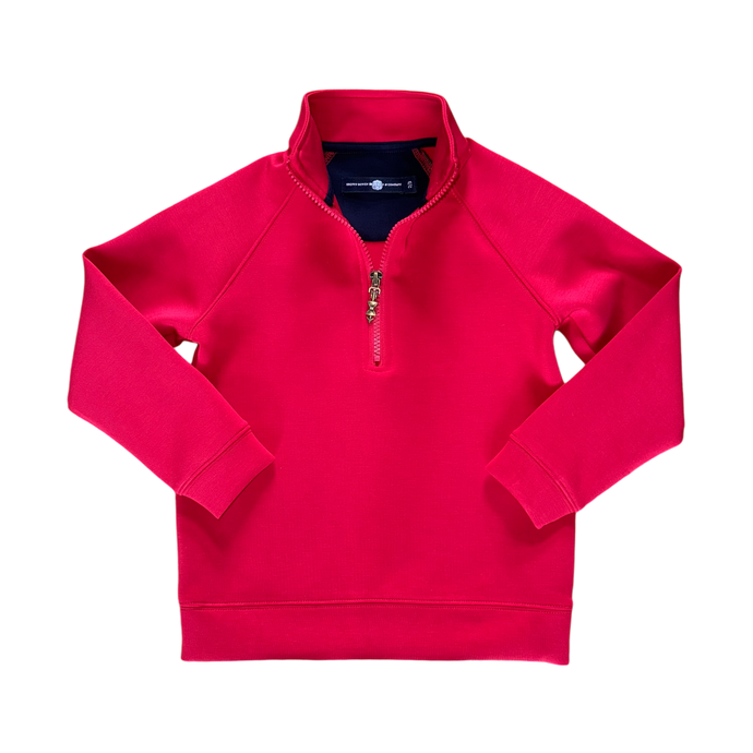 Habersham Half Zip- Rutledge Red