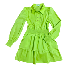 Load image into Gallery viewer, Caroline Dress – Charles Town Chartreuse