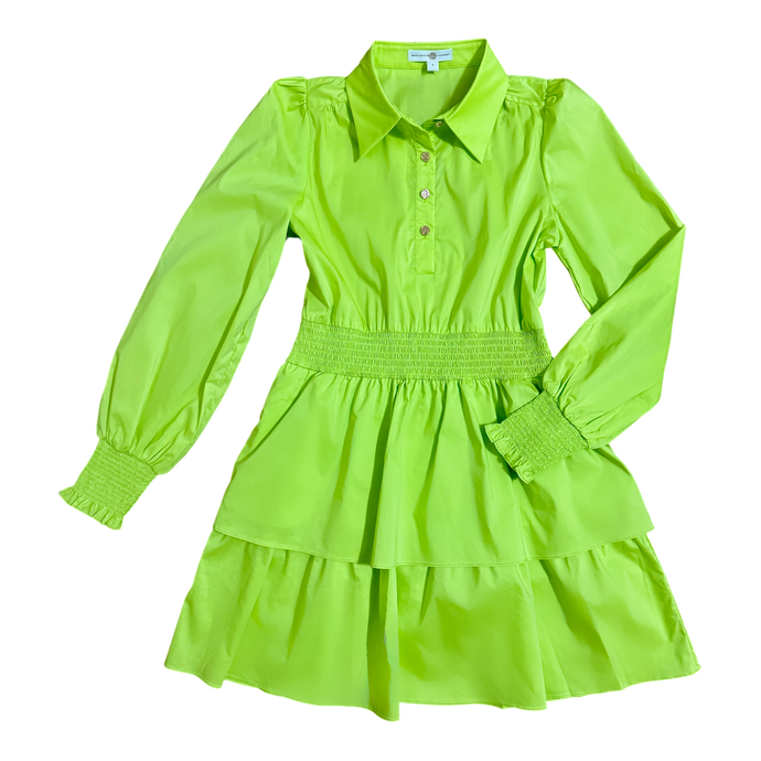 Caroline Dress – Charles Town Chartreuse