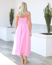 Load image into Gallery viewer, Halycon 3D Flower Midi Dress
