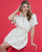 Load image into Gallery viewer, Pullover Dress- Sandshell Linen