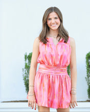 Load image into Gallery viewer, Woman wearing a pink dress with a white background