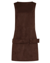 Load image into Gallery viewer, Fern Faux Suede Mini Dress